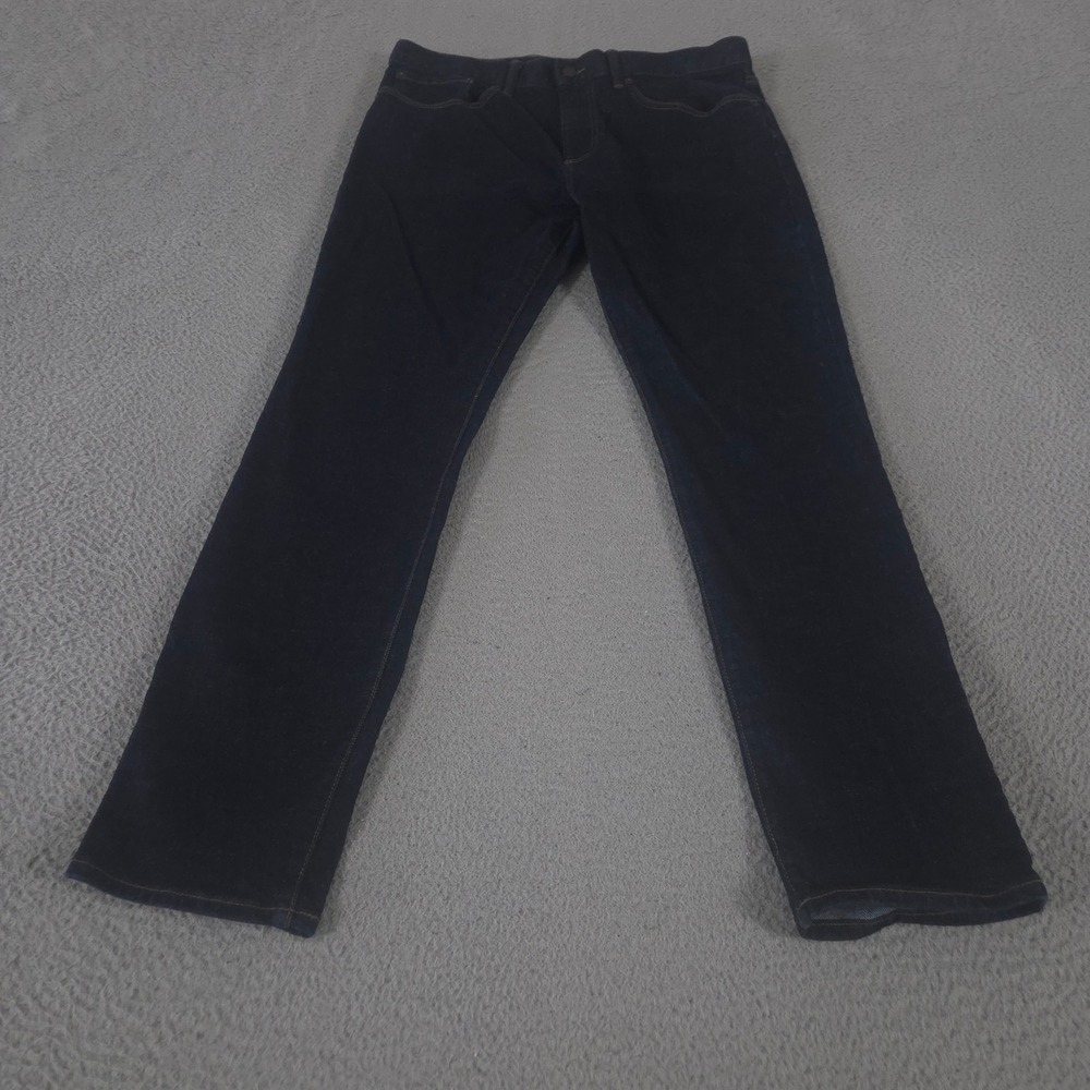 Gap Jeans Mens 36x32 Blue Dark Wash Skinny Fit GapFlex Stretch‎ Denim Slim Leg